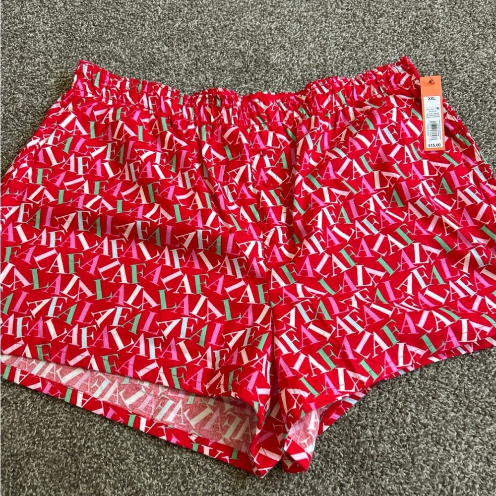 Red fala Logo Shorts